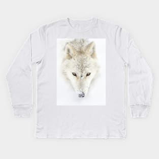 Arctic Wolf Kids Long Sleeve T-Shirt